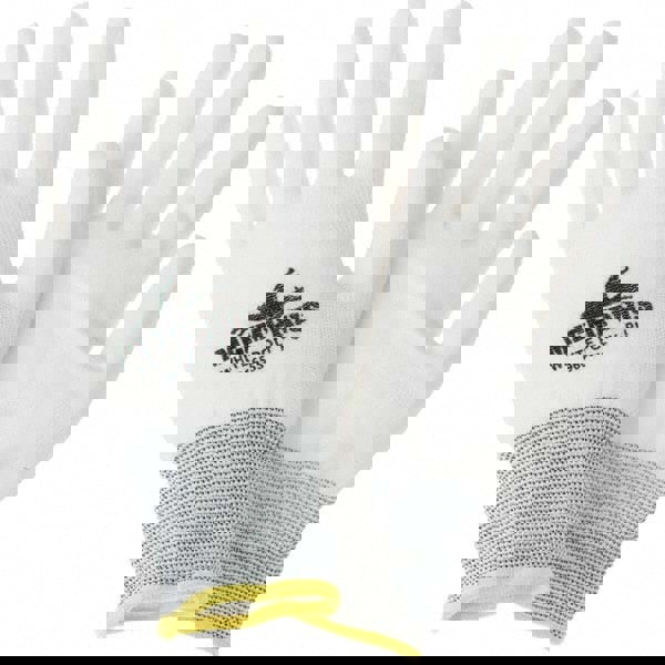 General Purpose Work Gloves: Small, Polyester Coated, Polyester